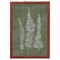 12" x 16" Woodland Ferns I Framed Wall Art, Contemporary Nature Home Décor, Glass Facing and Hanging Hardware Included